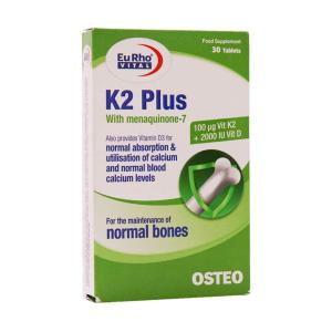 قرص کا 2 پلاس یوروویتال بسته 30 عددی