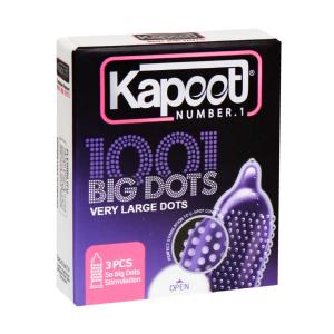 کاندوم کاپوت مدل BIG DOTS بسته 3 عددی