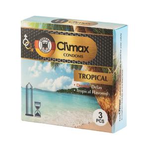 کاندوم مدل TROPICAL بسته 3 عددی کلایمکس