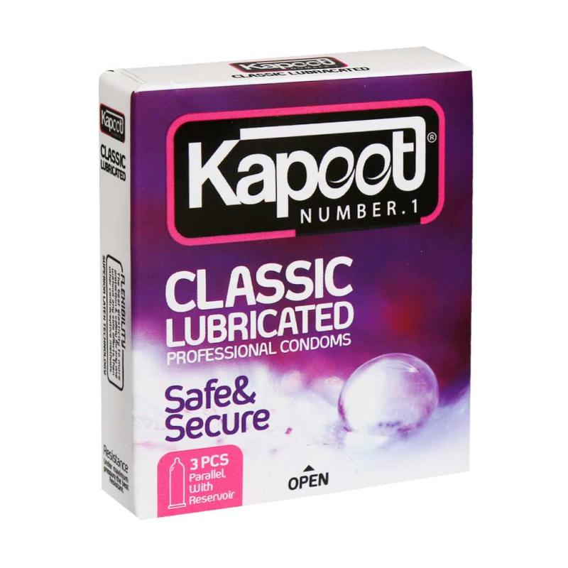 کاندوم کاپوت مدل Classic Lubricated بسته 3 عددی