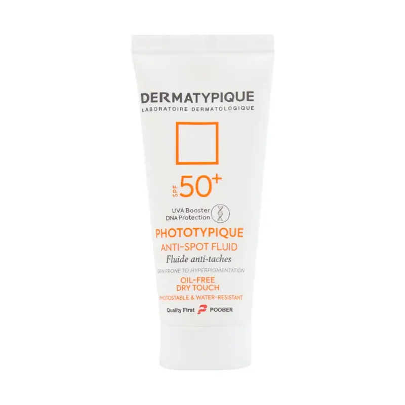 فلوئید ضد آفتاب ضد لک و روشن کننده SPF50 درماتیپیک