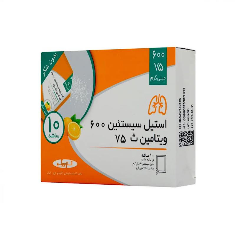 ساشه استیل سیستئین 600 و ویتامین ث 75 اکتوورکو