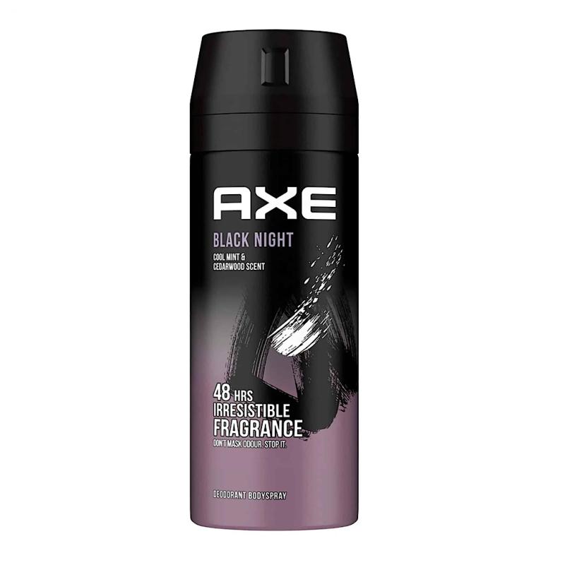 اسپری بدن آکس Axe مدل Black Night حجم 150 میل