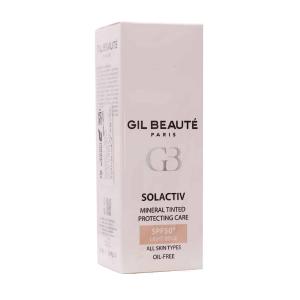 کرم ضد آفتاب رنگی مینرال SPF50 ژیل بوته 40 میلی لیتر