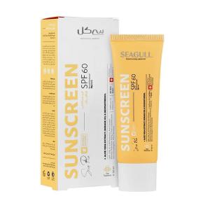 کرم ضد آفتاب فاقد رنگ سی گل با SPF 60 حجم 50 میل