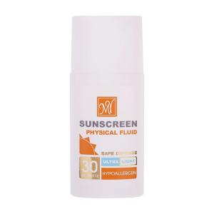 فلوئید ضد آفتاب بی رنگ مای با SPF30 مناسب پوست حساس 50 میلی لیتر
